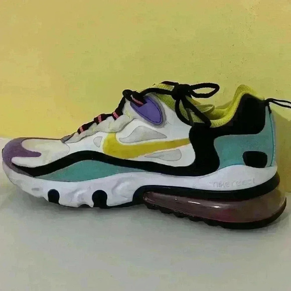 Nike Air Max 270 React Geometric Abstract 5Y - Picture 6 of 11